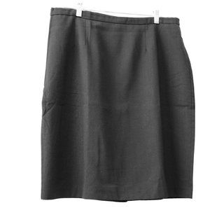 Lady Hazan, Size 18, Black Lined Pencil Skirt